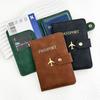 Custodia per passaporto impermeabile, custodia da viaggio in pelle PU, portafoglio per carte di credito, grazioso libretto per passaporto per donne/uomini