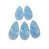 Aquamarine Jade Plum Blossom Jewelry Parts: DIY Earrings & Pendants Accessories