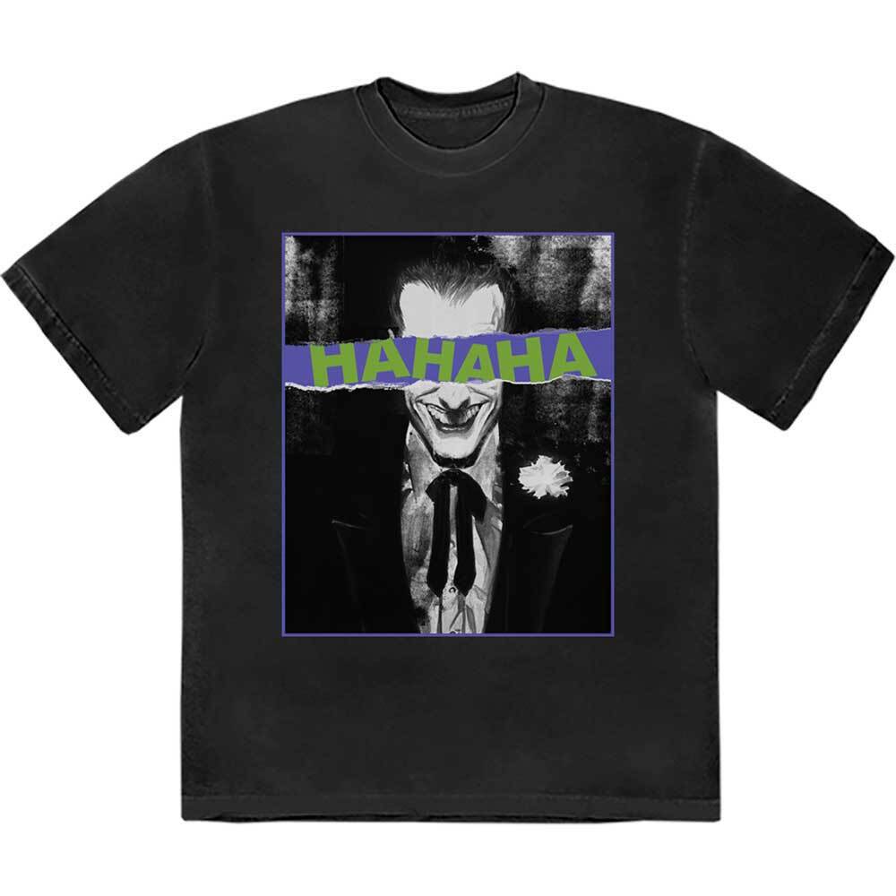 

DC Comics Joker Hahaha Eyes T-Shirt Black New Unisex T-Shirt S