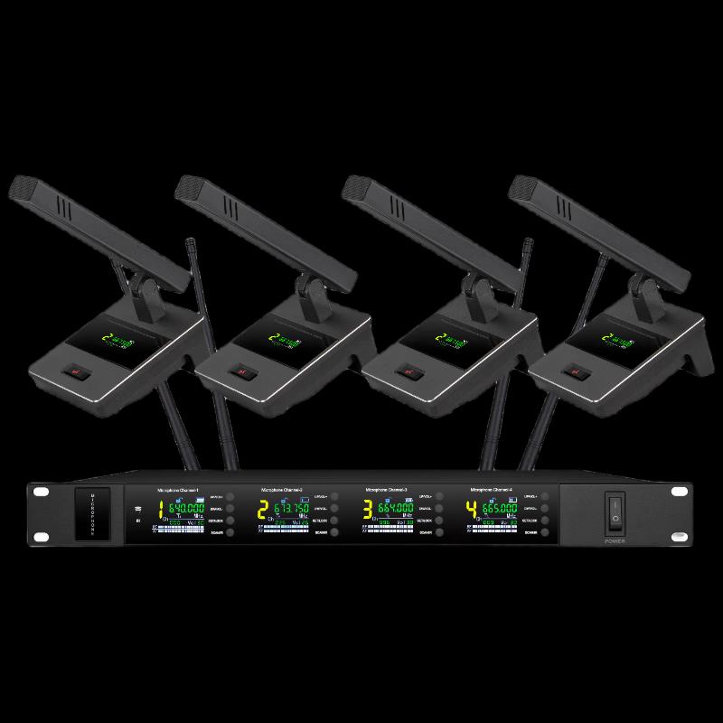 Huachang Vision HC-WXU04F Wireless UHF Video Conference Microphone System (CN version)