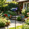 Colorful Butterfly Garden Stake Outdoor Butterfly Ornament Glow in The Dark Butterfly Yard Art Stake for Planter Flower Bed Patio Lawn Pathway Decor