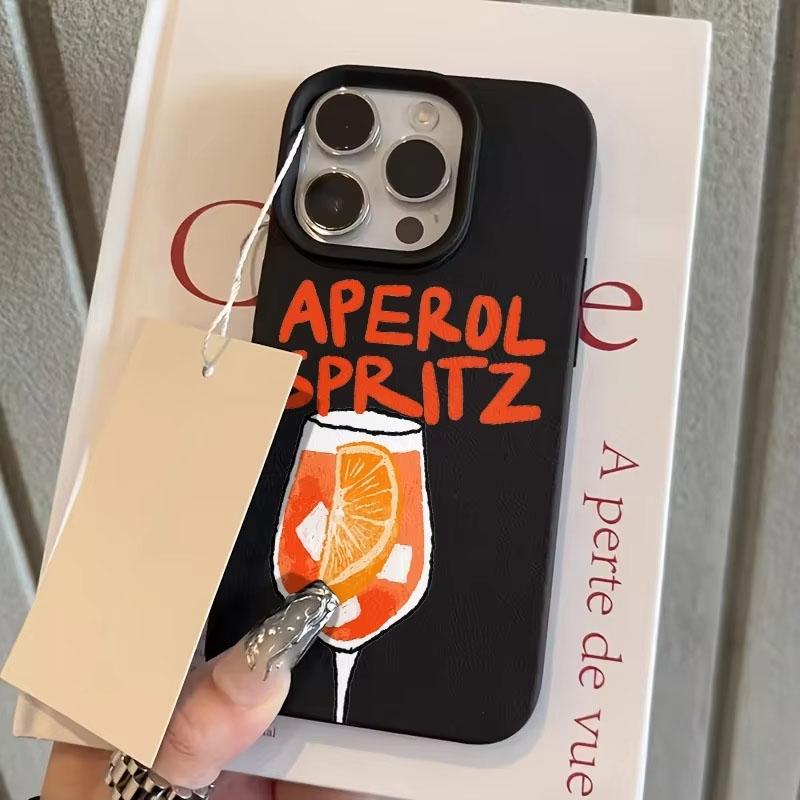 

Fashion Spritzs Aperols Phone Case For iPhone 17 16 15 14 13 12 11 Pro Max Silicone Cover For iPhone XS Max XR X 16 Plus Funda iPhone XR