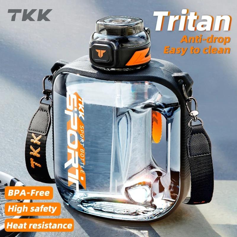 Спортивная бутылка для воды TRITAN, 1/1,6/2 л, большая емкость, креативная чашка, термостойкая уличная дорожная чайник для взрослых, тренажерный зал, фитнес-кувшины