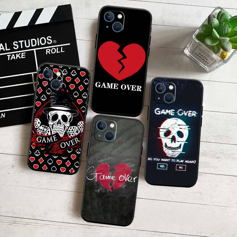 MH63 Game Over Phone Case for Motorola Moto Edge 60 60s 70 G86 G56 G54 E14 G04S G45 G54 G64 S30 S50 X30 X40 X50 Pro Power Tylus