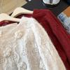 Damen Herbst- und Winterpullover, Verdickt, Warm Gestrickt Dehnbar Langärmelig Übergroßes Oberteil