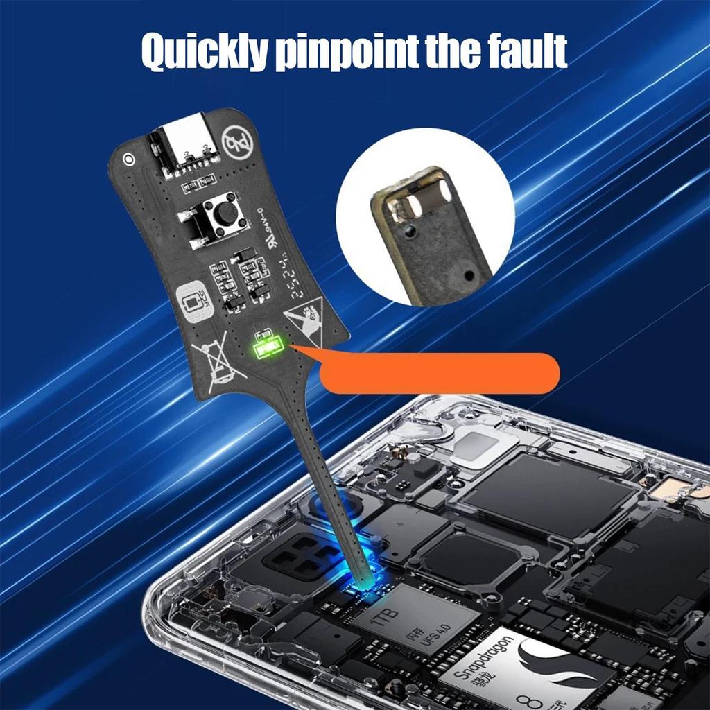 Motherboard Coil Tester Inductor Detector Tool Diagnostic Device Quick Fault Check Tool For Mobile Phone Repair Professionals