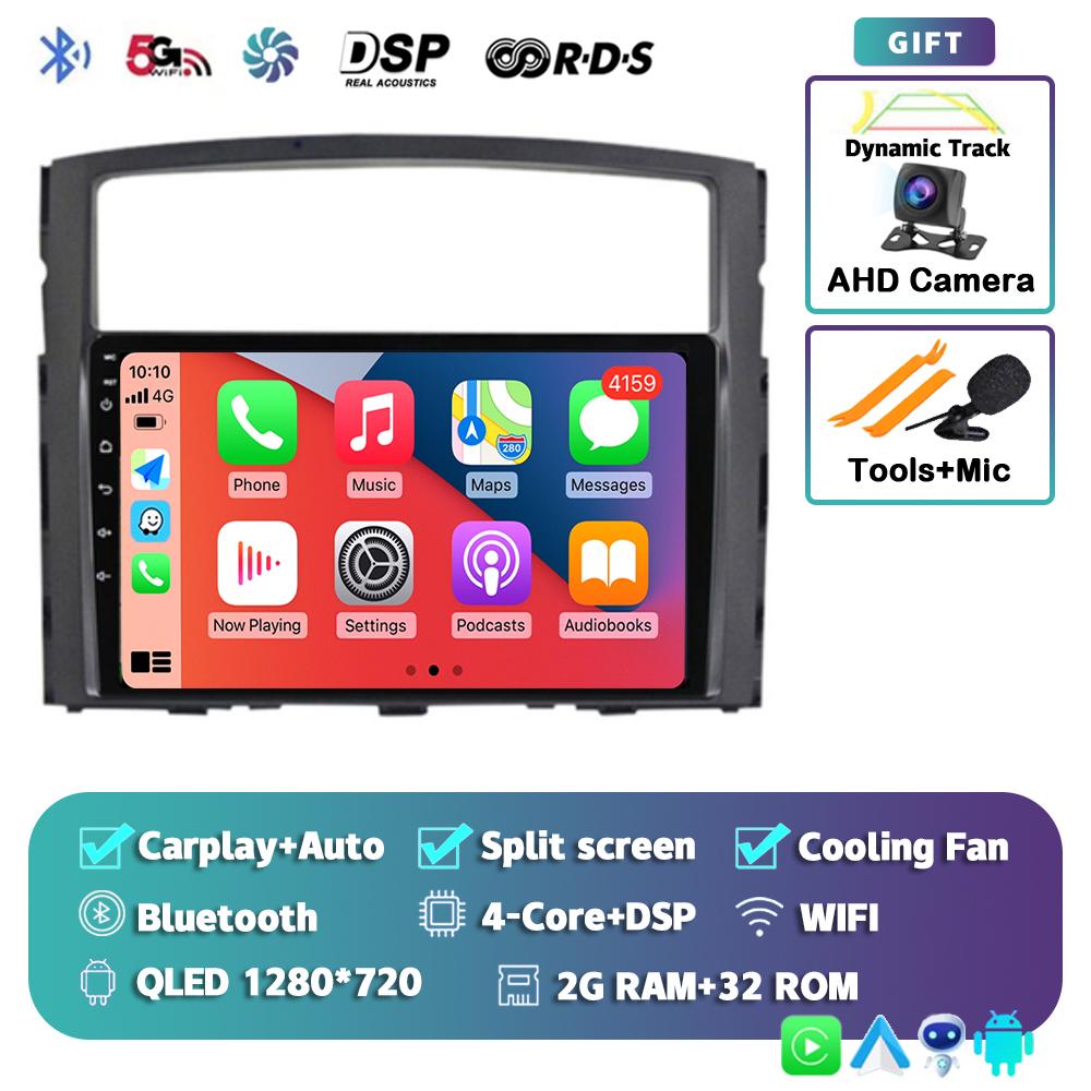 Android 14 Carplay Autoradio Für Mitsubishi Pajero 4 V80 V90 2006 - 2014 Multimedia Video Navigationsplayer GPS Stereo Head Unit