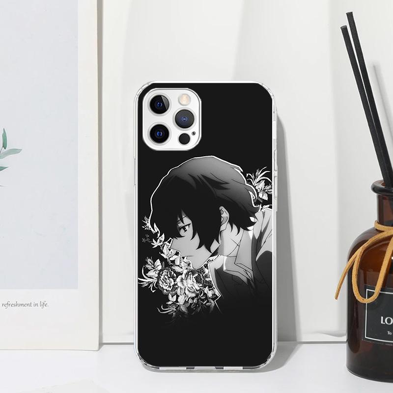 Bungo Stray Dogs Dazai Phone Case For Iphone 17 Air 16 15 Plus 16E 14 Pro Max 13 Mini 12 11 7 8 SE Fundas Soft Back Cover 17 Air