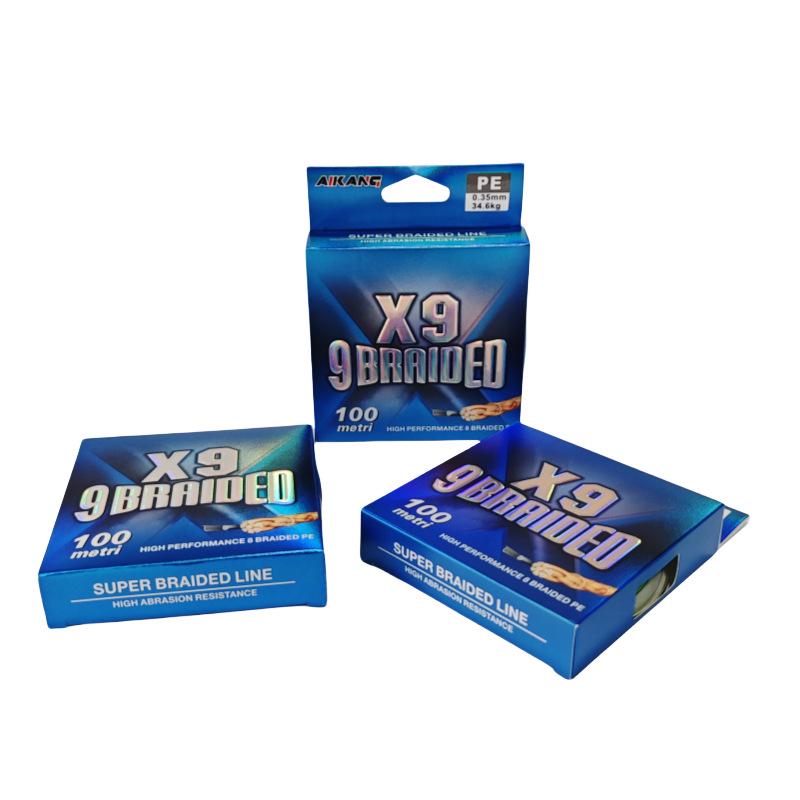 Genuine 9-Strand PE Fishing Line, 100 Meters – Strong Tensile Force for Horse Fishing