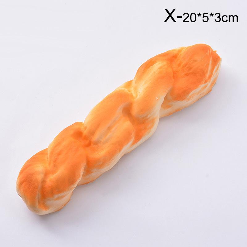 Artificial Fake Bread Ornaments French Baguette Cake Bakery Craft Decor Toy Donuts Simulation Bread Kitchen Model Wedding Party