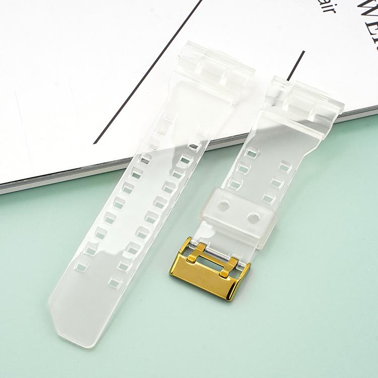 Strap for Casio G-Shock GA-100/110/120/140/200/400/700 800 GD-100/110/120 G-8900 GLS-100 Replace Silicone Resin Watch Band 16mm