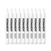 2/3/5/8/10/12 Pcs White Permanent Paint Markers Waterproof Fade-Resistant Quick Dry Tire Ceramic Fabric Art Industrial Marking