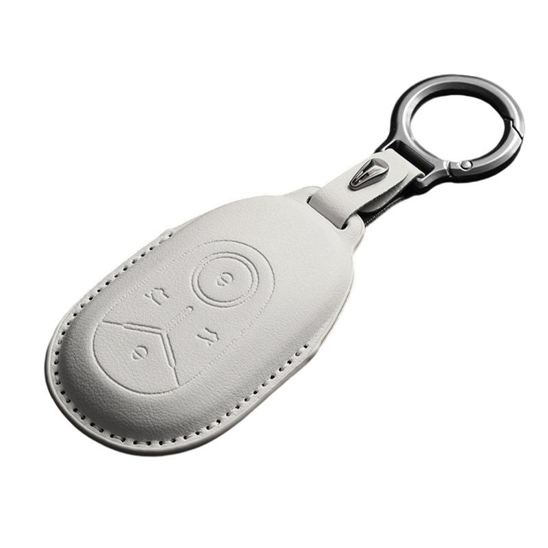 Geely Star Wish Key Cover - Original Color Remote Protective Case with Key Ring and Bag, Car Accessory