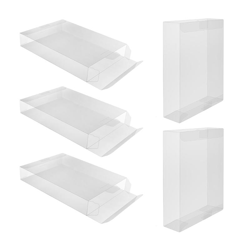 5pcs High Transparency Acrylic Game Protective Box Organizers Container Perfect Fit For Vintage Gamers And Enthusiasts