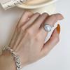 Fashionable Unique Design Butterfly Bow Shell Ring For Women Crafted From Durable Material Copper
