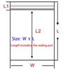 1 pack 4*6/5*7/6*8/7*10cm Bulk Thick Jewelry Packaging Zip Zipped Lock Reclosable Plastic Poly Clear Bags For DIY Stockpile