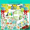 Fun And Vibrant Cartoon Dinosaur Birthday Party Supplies Tableware Plates Cups
