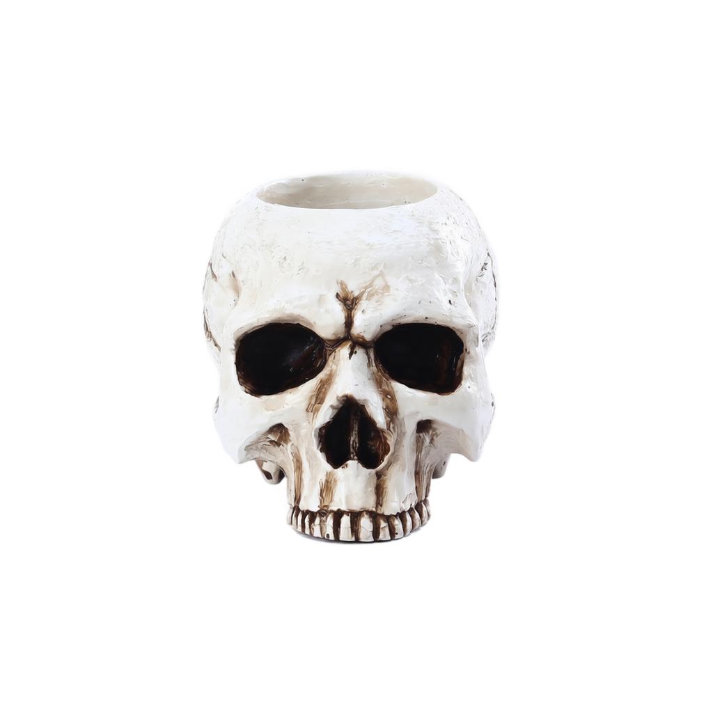 Portacandele di Halloween con Design Piangente - Supporto per Candela Gocciolante per Decorazione Domestica