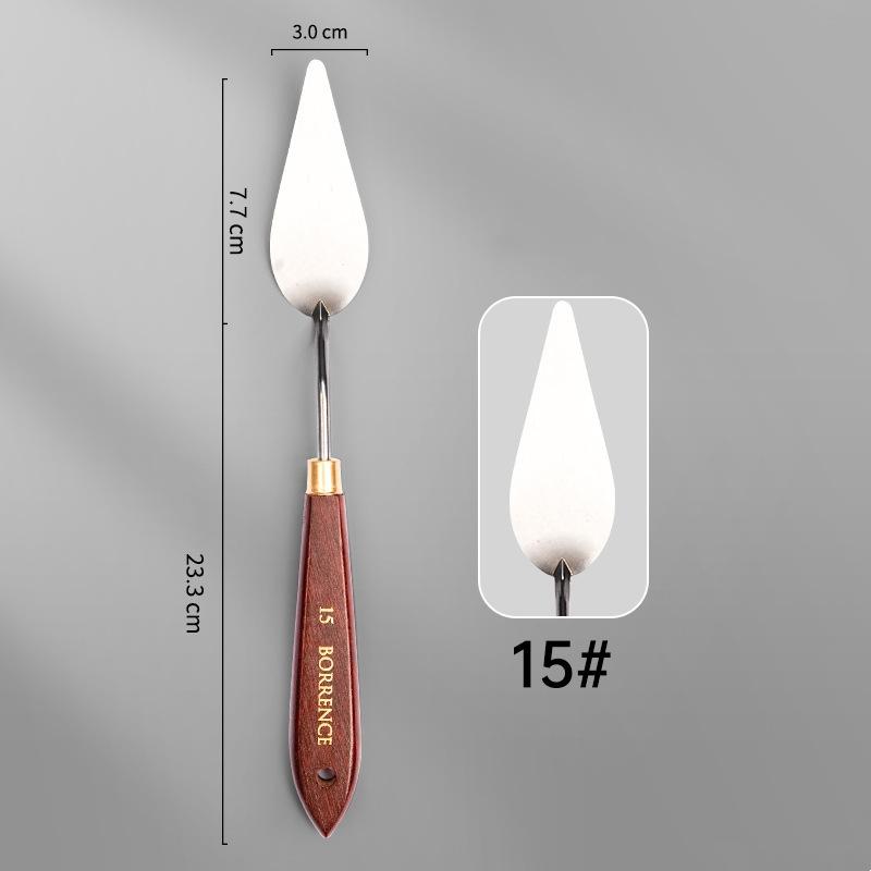 Artist Oil Paint Palette Knife Painting for Watercolor Acrylic Gouache Paint Cake Baking Pick Color Mixing Tools Art Supplies