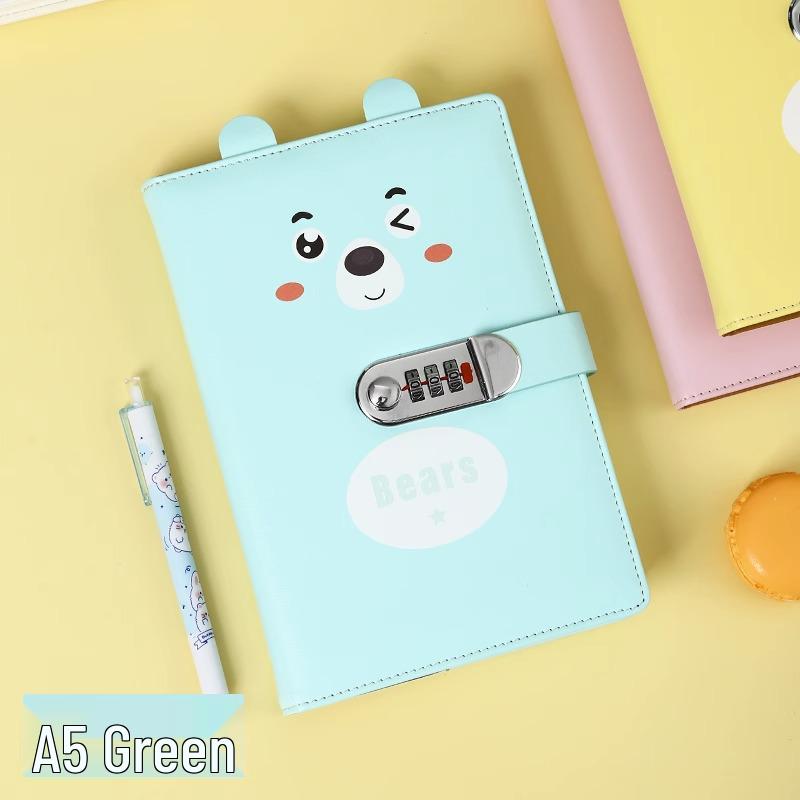 Minimalist Lock Diary & Notebook with Invisible Combination Closure for Students & Professionals