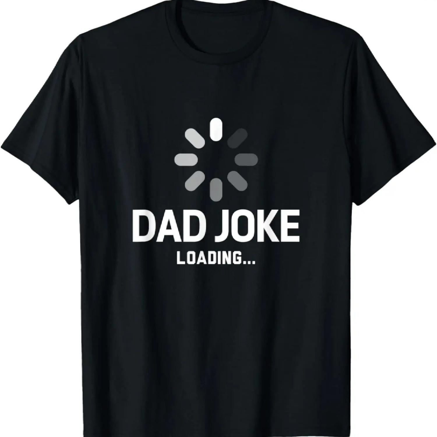 Футболка с графикой «Папина шутка загружается», новинка, саркастичная, смешная футболка S