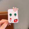 Children'S Ear-Free Ear Clips, Cute Girls' Pain-Free Earrings, Earrings, Cartoon Cartoon Girl Earrings, Jewelry.