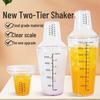 Two-Stage Boston Cocktail Shaker with Scale - Drop-Resistant for Bar and Milk Tea Use