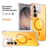 Applicable To Samsung S26Ultra Four-corner Anti-drop Chameleon Magnetic Mobile Phone Case S25Ultra Bracket A57 Set