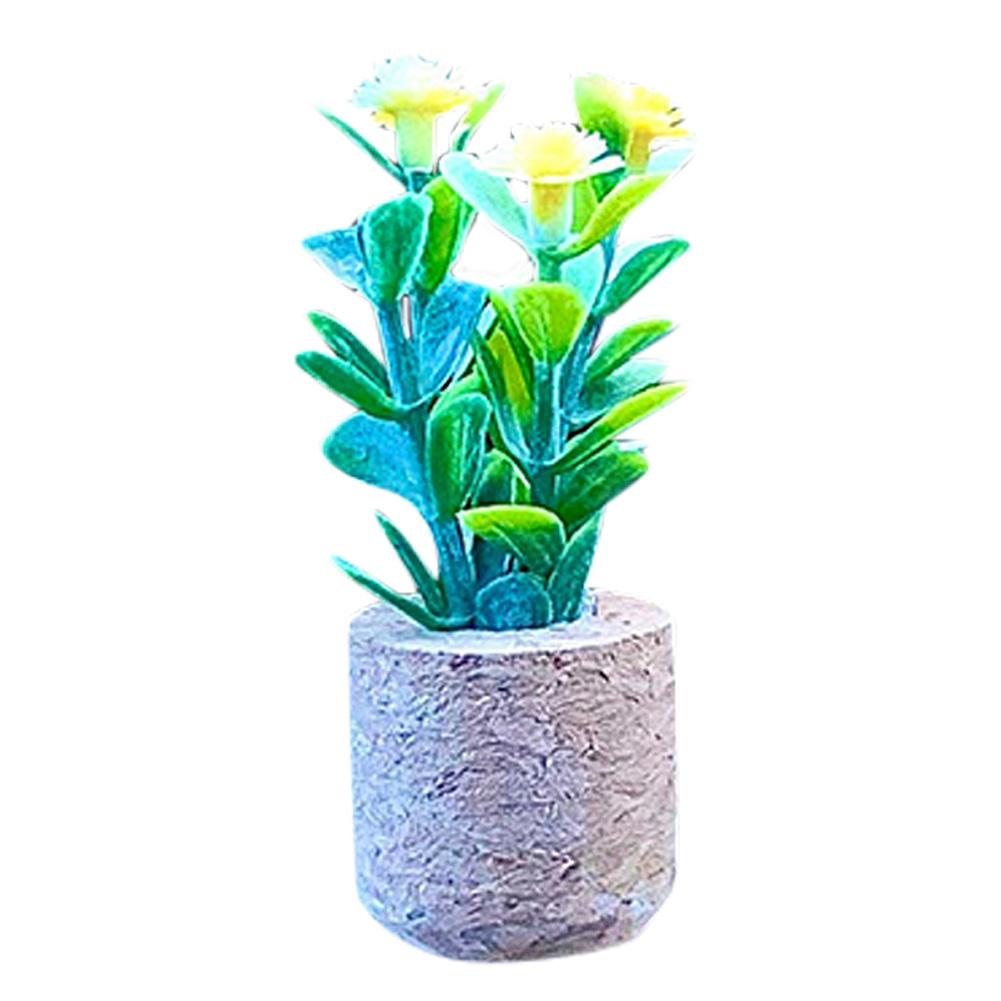 3D Artificial Plants Shape Aromatherapy Vent Car Love Air Stone Perfume Car Diffuser Perfume Clip Car Interior Accessories