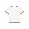 2026 Spring European & American Women's Cable Knit Short-Sleeved Sweater