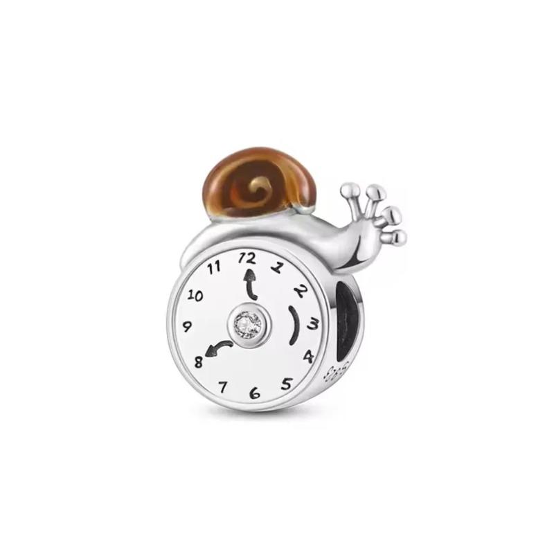 New 925 Silver Heart Bow Dog Palm Turtle Elephant Bead Pendant Charm for DIY Bracelet Jewelry