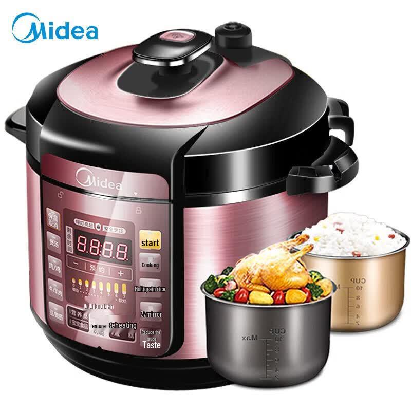 Midea 6L Smart Electric Pressure Cooker CN plug (adapter included)