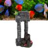 Aquarium Decoration Roman Columns Simulation Reusable Resin Fish   Landscape Ornament