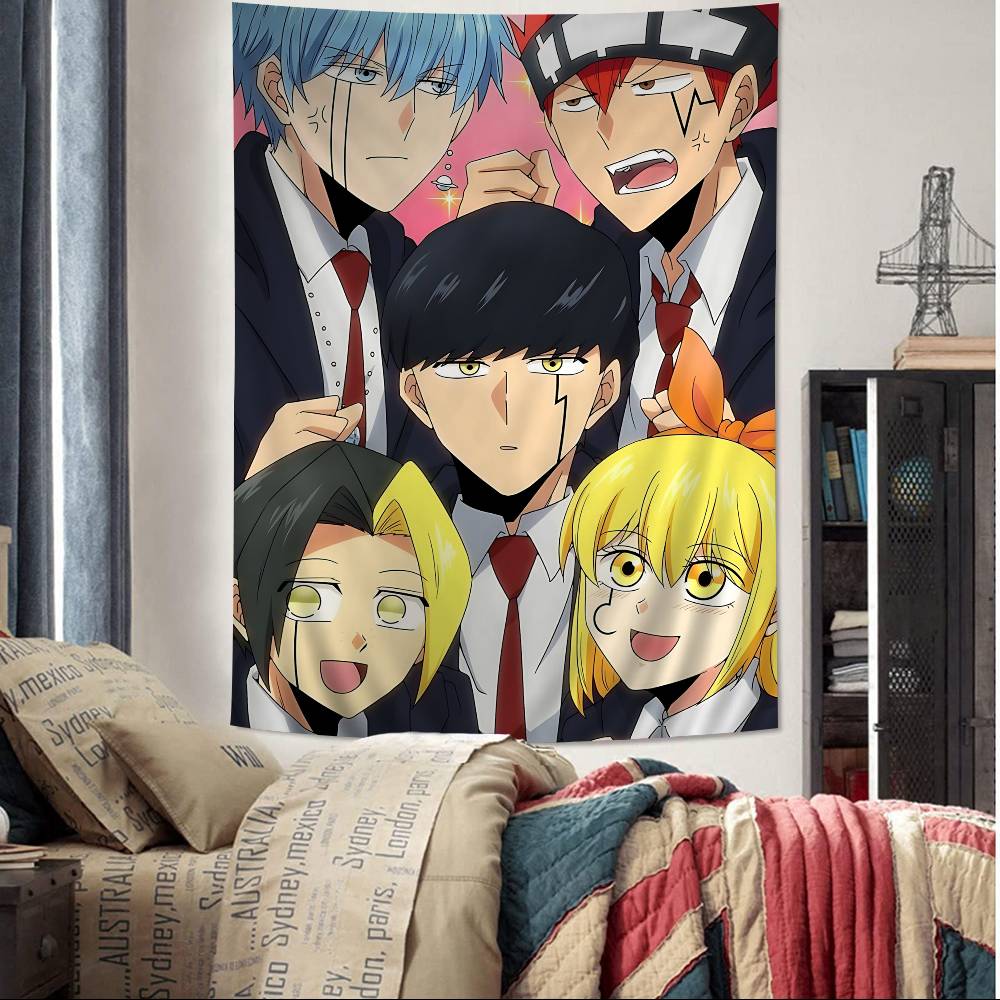 Japanese Anime MASHLE MAGIC AND MUSCLES Tapestry VintageStyle Character Group Decor BannerDorm Decor Wall Hanging Home Decor