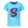 5625 Girls Lily Lovebraids Print Short Sleeves T-Shirt Top