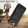 Ring Bracket Card Holder Slots Cover Phone Case for iPhone 7,iPhone 8,iPhone 7 Plus,iPhone 8 Plus,iPhone SE 2020,iPhone SE 2022