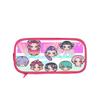 Printed Double-layer Pencil Case Deadpool/ Student Blue Storage Stationery Bag Pencil Bag