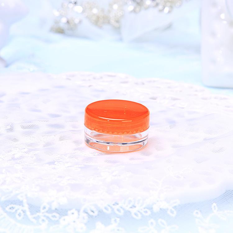 50Pcs Portable Mini Plastic Empty Cream Bottle Jars Nail Art Eyeshadow Makeup Case Face Cream Lip Balm Container Pot