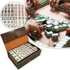 20mm Chinese Mahjong Mini Pieces, Suitable for Family, Travel, Dormitory, and Portable Use for Mini Mahjong Games. Cute and Practical Outdoor Toys.