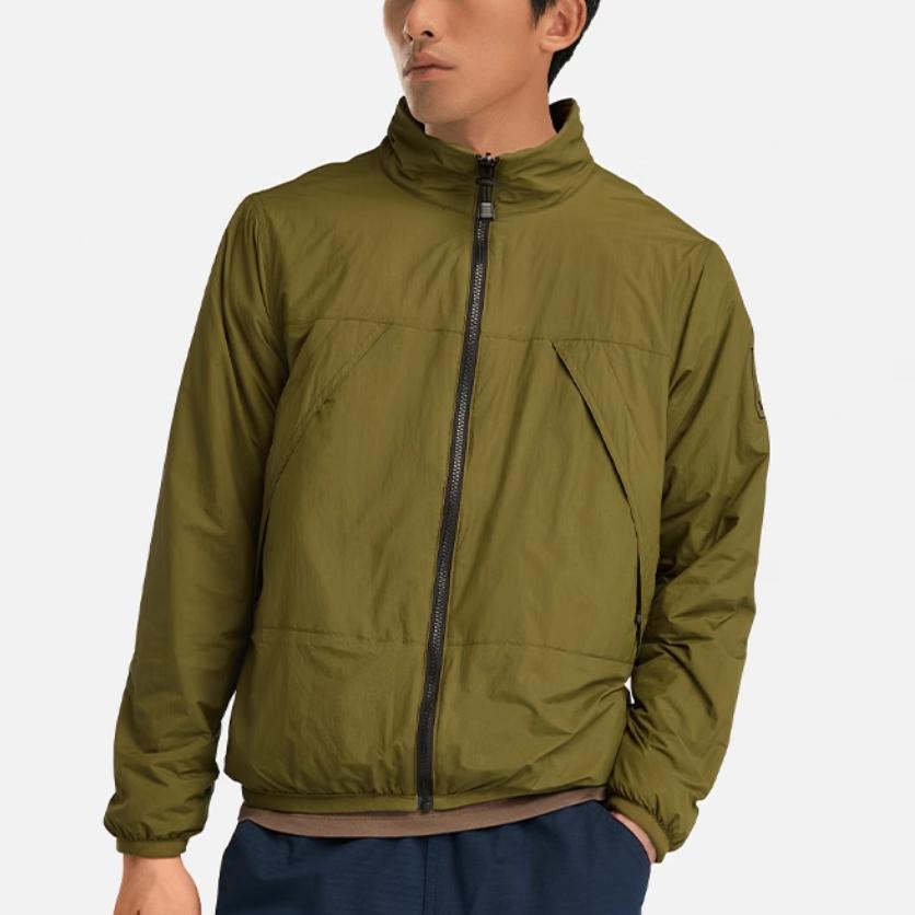 Timberland Warm Water-Resistant Slim Fit Breathable Jacket Men Jacket Dark-Olive-Green A44NF302