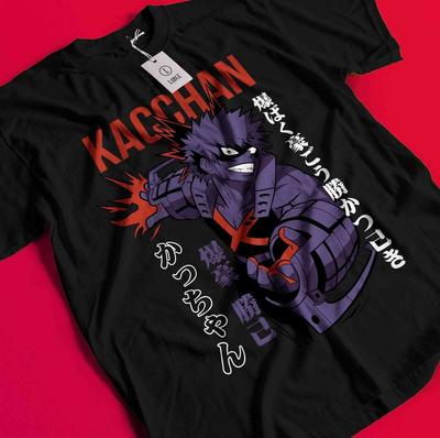 Bakugo Katsuki T-Shirt My Hero Academia Deku Tee Anime Midoriya Dabi Shoto Shirt BB553