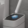 Disposable Toilet Brush Cleaner With Long Handle Bathroom Cleaning Sponge Brush With Replaceable Brush Head Toilet Accessories