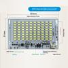 1Pcs 25/40/60/100/200W Led Solar Light Board White Light High Brightness Light Source Panel With Remote Controller