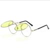 New Steampunk Sunglasses Round Metal Women Style Retro Flip Double Lens Sun Glasses Men Circle Trend Fashion Eyeglasses