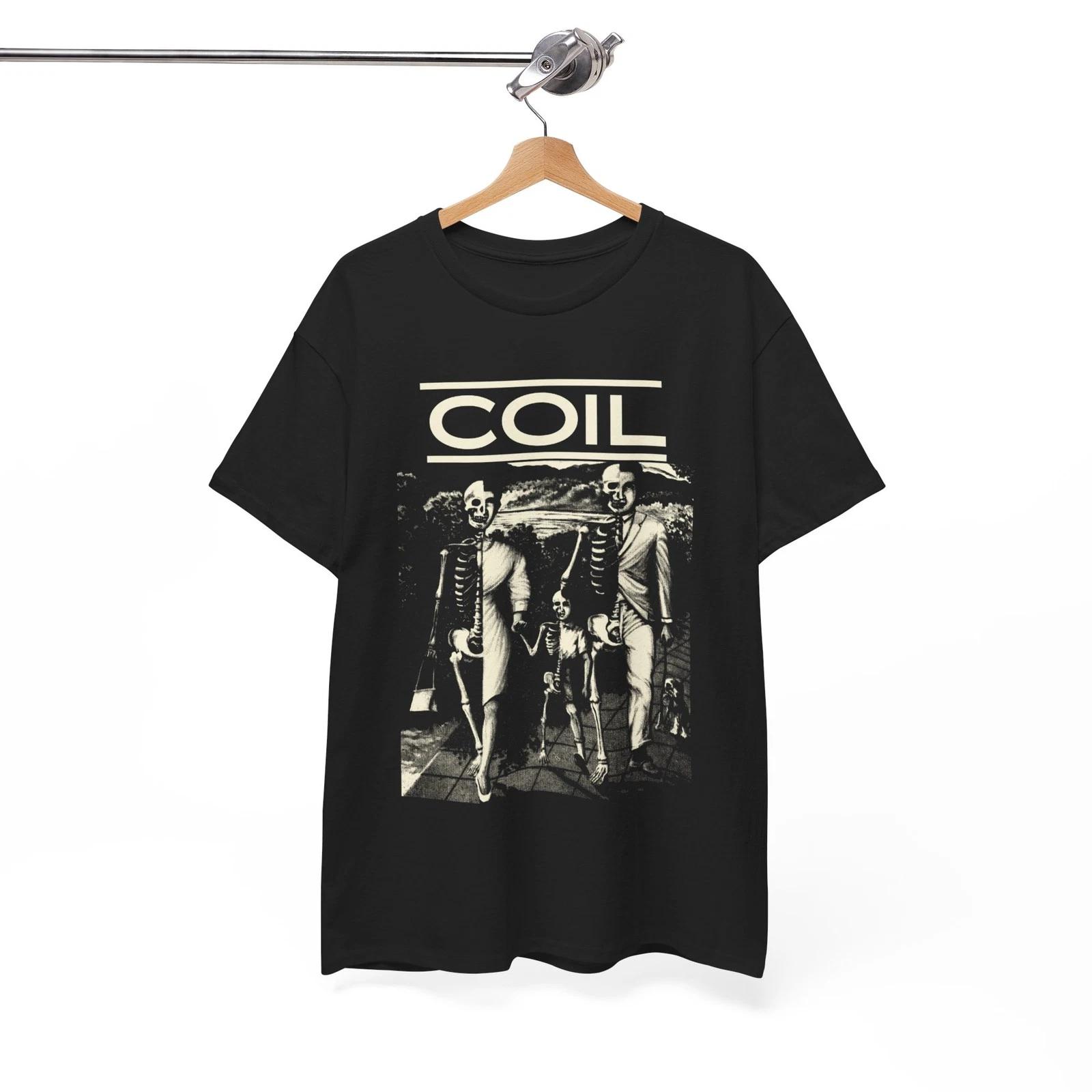 COIL Shirt Unnatural History, Throbbing Gristle, Psychic TV, Nurse Music Unisex M