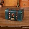 Personalized Retro Wooden Jewelry Box for Necklaces and Earrings - Decorative Storage and Gift Packaging