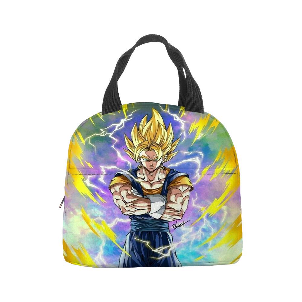Anime Cartoon Handbag Student Lunch Bag Grades 1-6 Picnic Bag Printed Thermal Insulation Bag Meal Bag