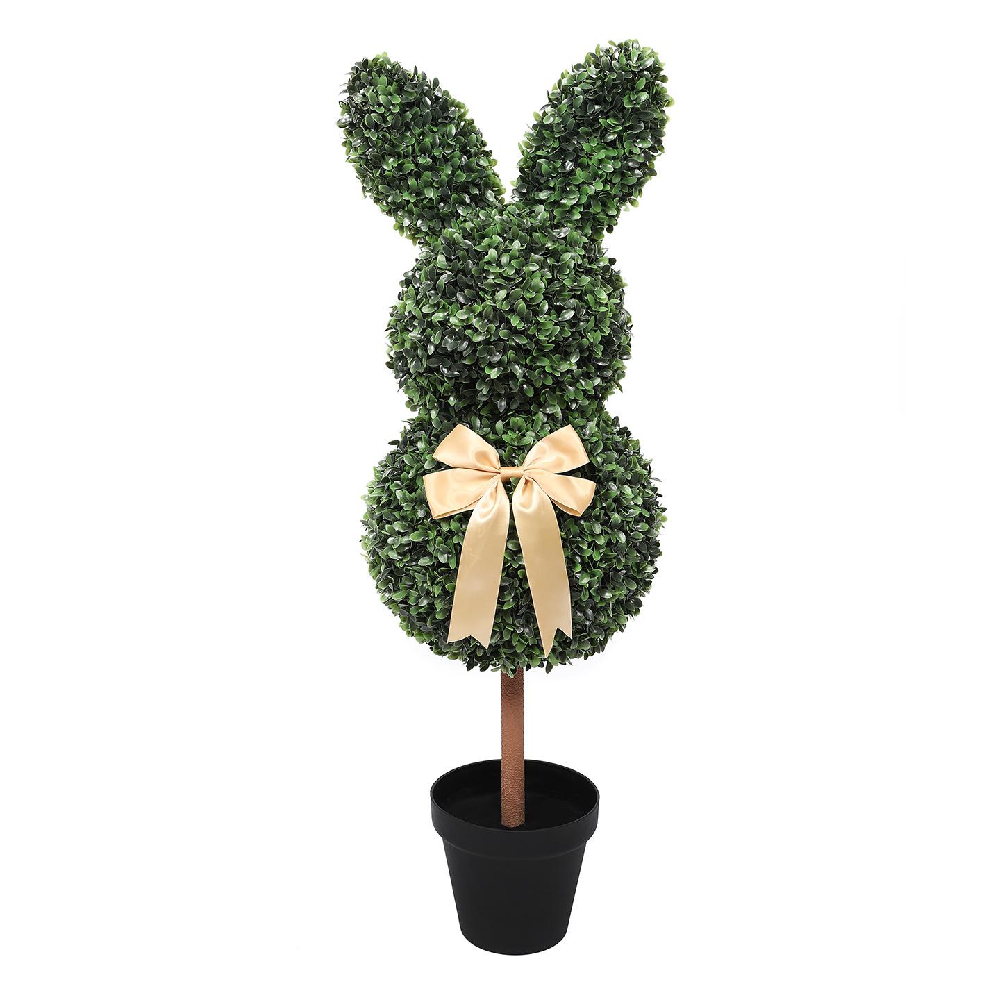 

Shape Plants, Artificial Green Plants, Suitable For Easter Porch Decoration Outdoor Indoor One Size