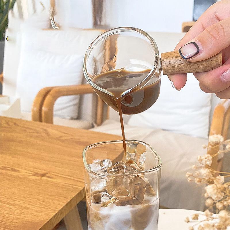 Square Glass Water Cup with Lid - Transparent Minimalist Heated Cup for Home Use, Coffee Cup, Juice Cup, Korean Style
