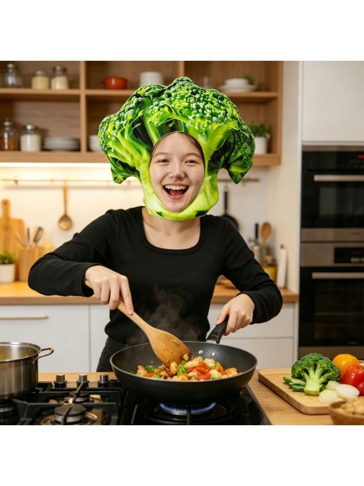 A52E Lightweight Polyester Veggie Headwear Costume Hat For Stage Performances CN